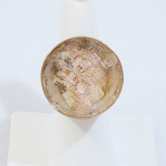 RARE - Charles Albert Lodolite Quartz Ring - vintage - Picture 3 of 8